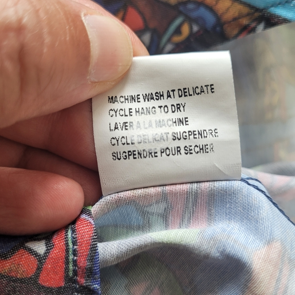 Franco Negretti shirt with cubist face print - Picture 11 of 11